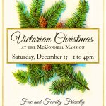 Victorian Christmas at the McConnell Mansion Dec. 13, 1-4pm