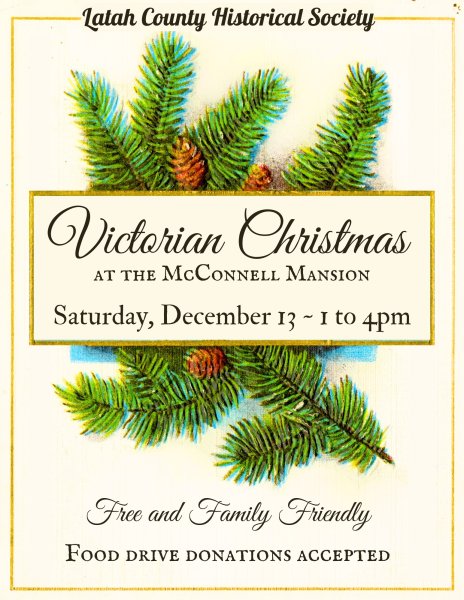 Victorian Christmas at the McConnell Mansion Dec. 13, 1-4pm