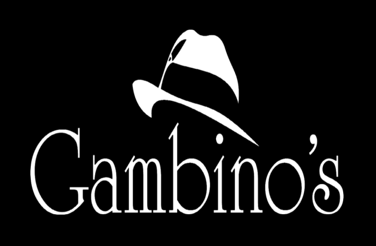 Gambino's Restaurant gambinos logo white CLover resize 768x503