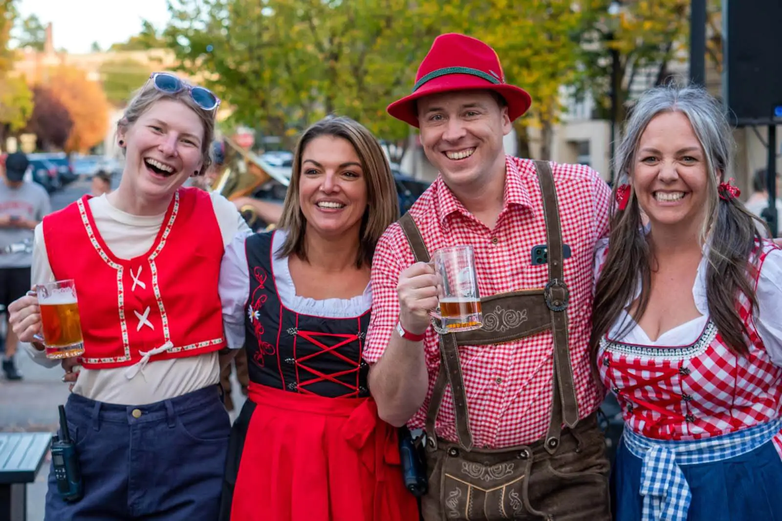 Fest City Group of people in costumes at Moscowberfest