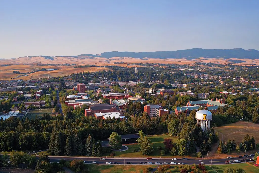 Moscow, Idaho Aerial